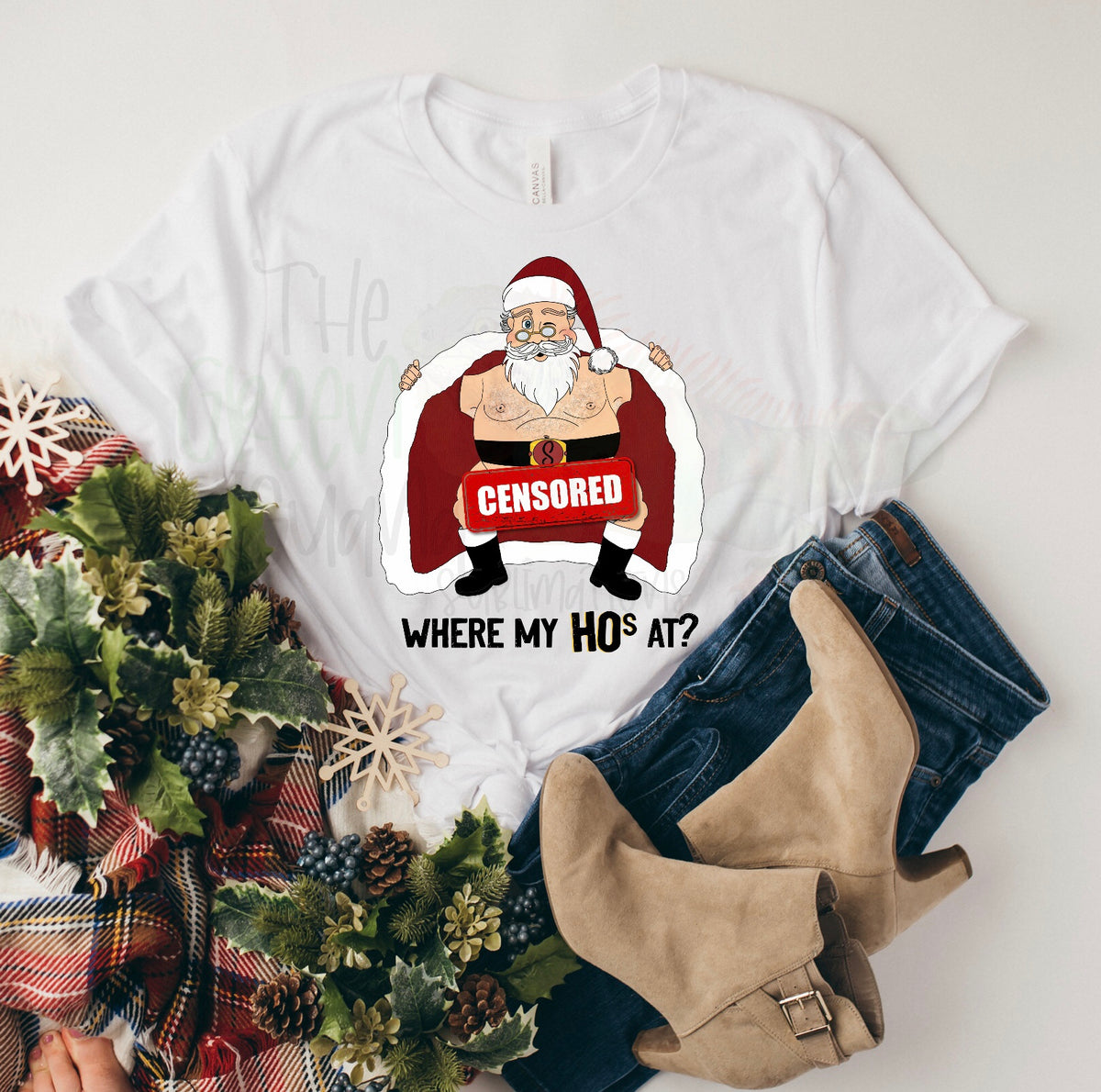 Where My Ho’s At? Censored Santa – The Green Iguana Sublimations