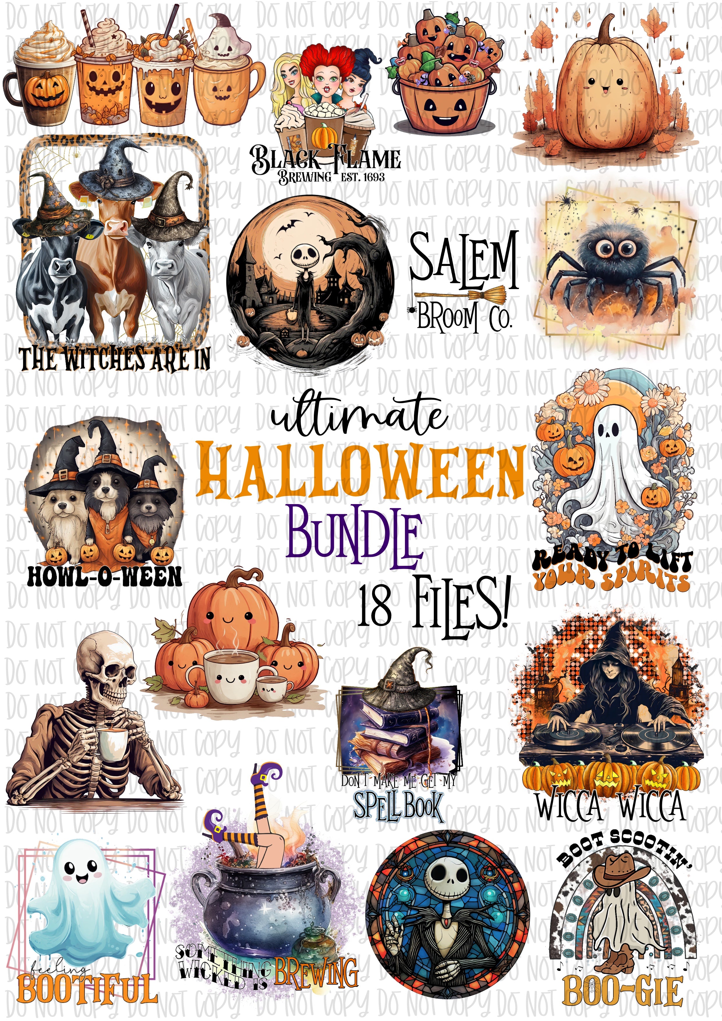 Ultimate Halloween Bundle - 18 DIGITAL files