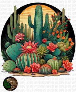 Cactuses, flowers & succulents - DIGITAL