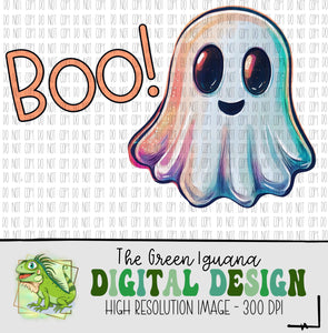 Boo! (Cute ghost) - DIGITAL