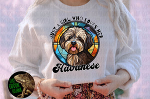 Just a girl who loves her Havanese - DIGITAL