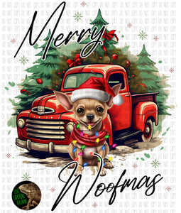 Merry Woofmas with Chihuahua - DIGITAL