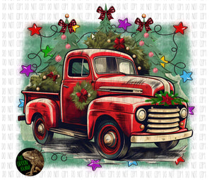 Christmas truck - DIGITAL