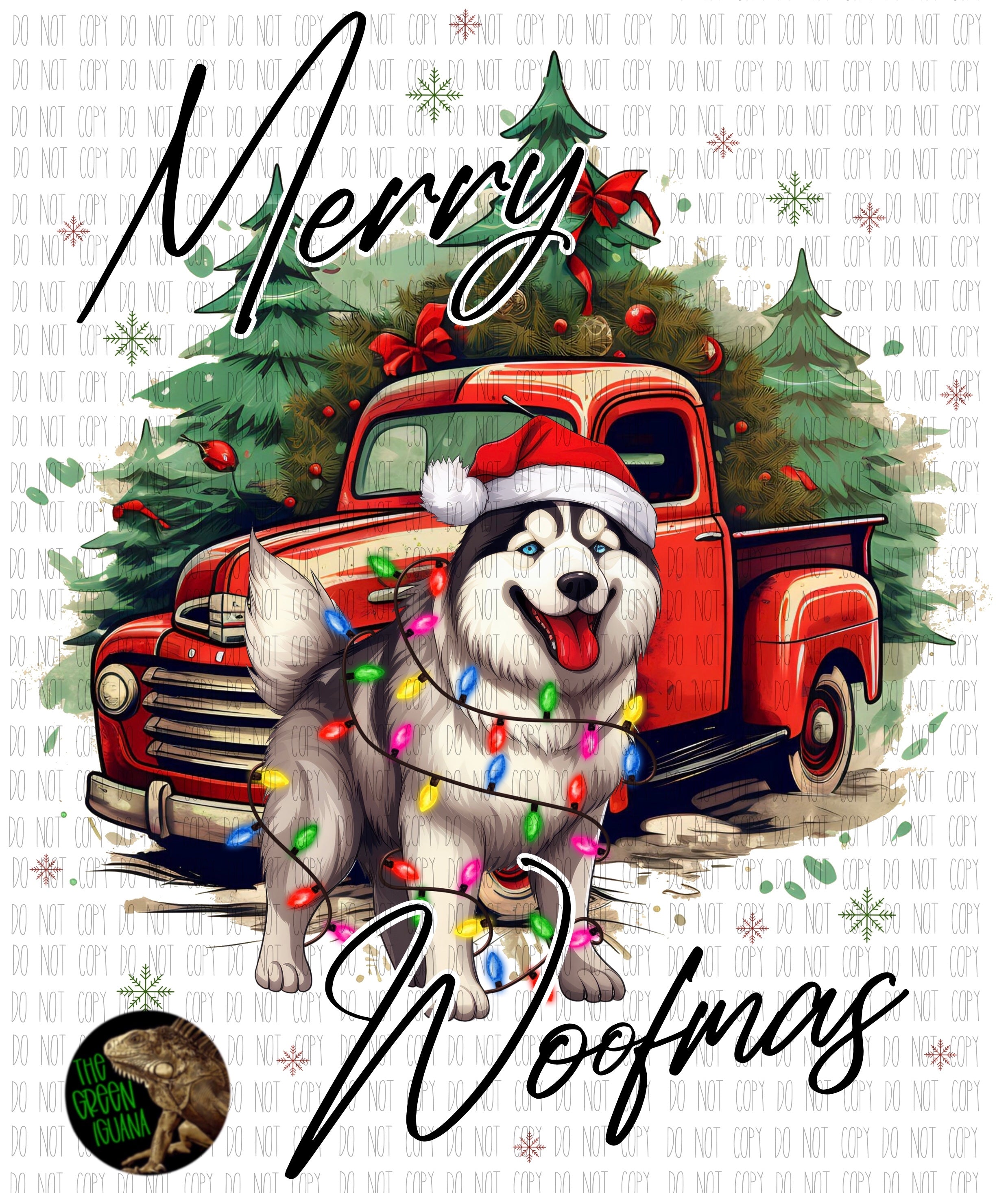 Merry Woofmas with Husky - DIGITAL