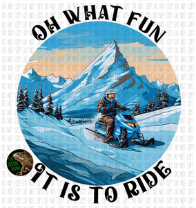 Oh what fun it is to ride - DIGITAL