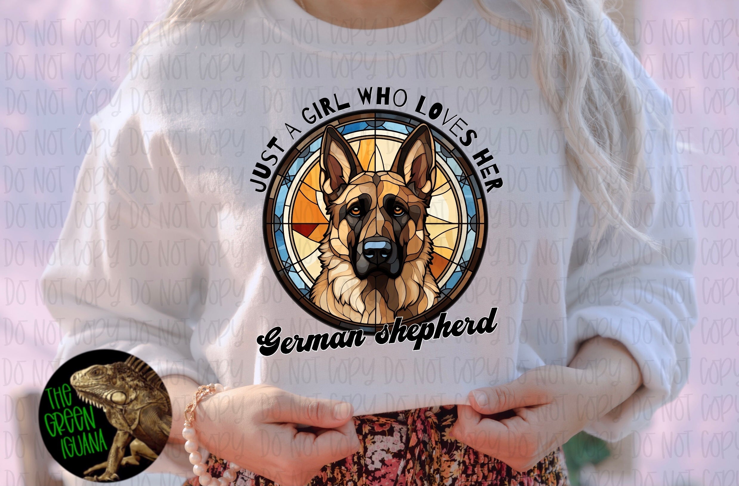 Just a girl who loves her German shepherd - DIGITAL