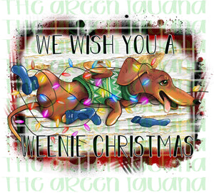 We wish you a weenie Christmas - DIGITAL
