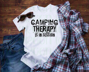 Camping therapy is in session - DTF transfer