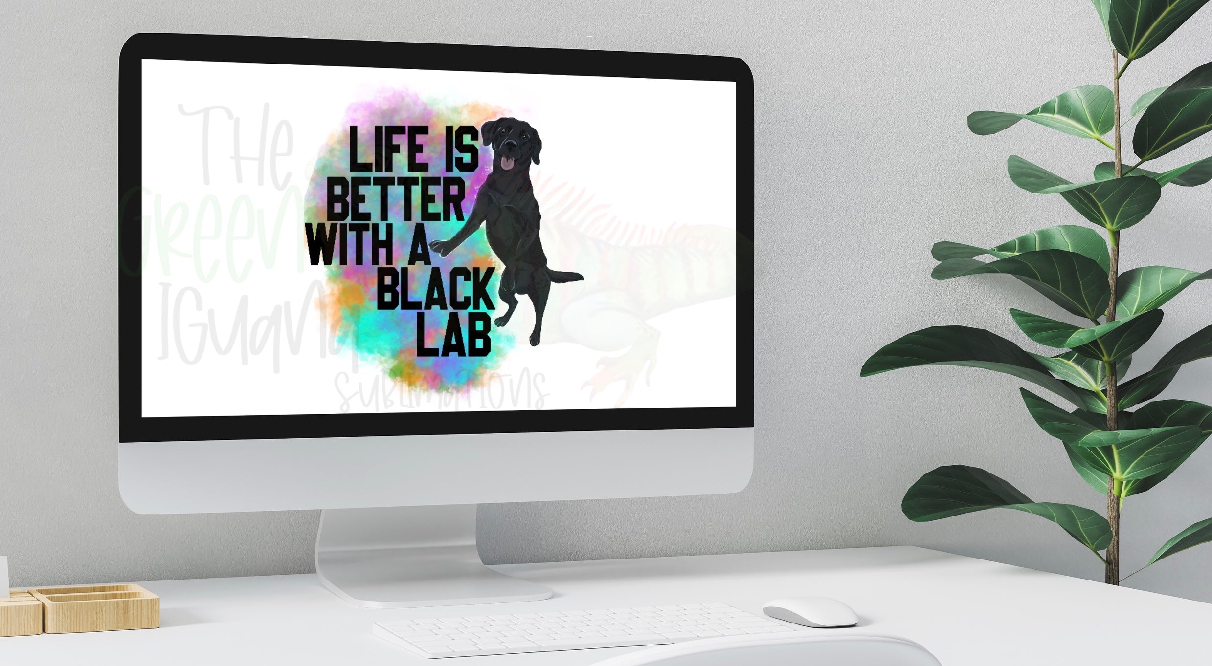 Life is better with a black lab DIGITAL