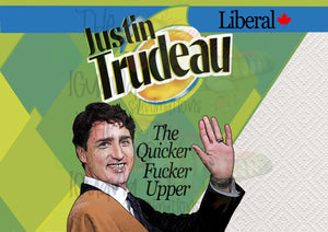 Justin Trudeau -Tumbler wrap 20oz skinny - DIGITAL