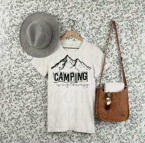 Camping is my therapy - DIGITAL