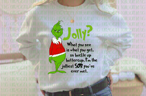 Jolly? What you see is what you get… - DTF transfer