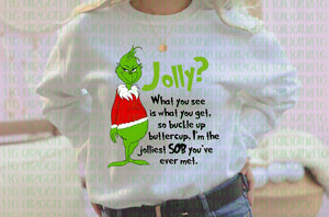 Jolly? What you see is what you get…