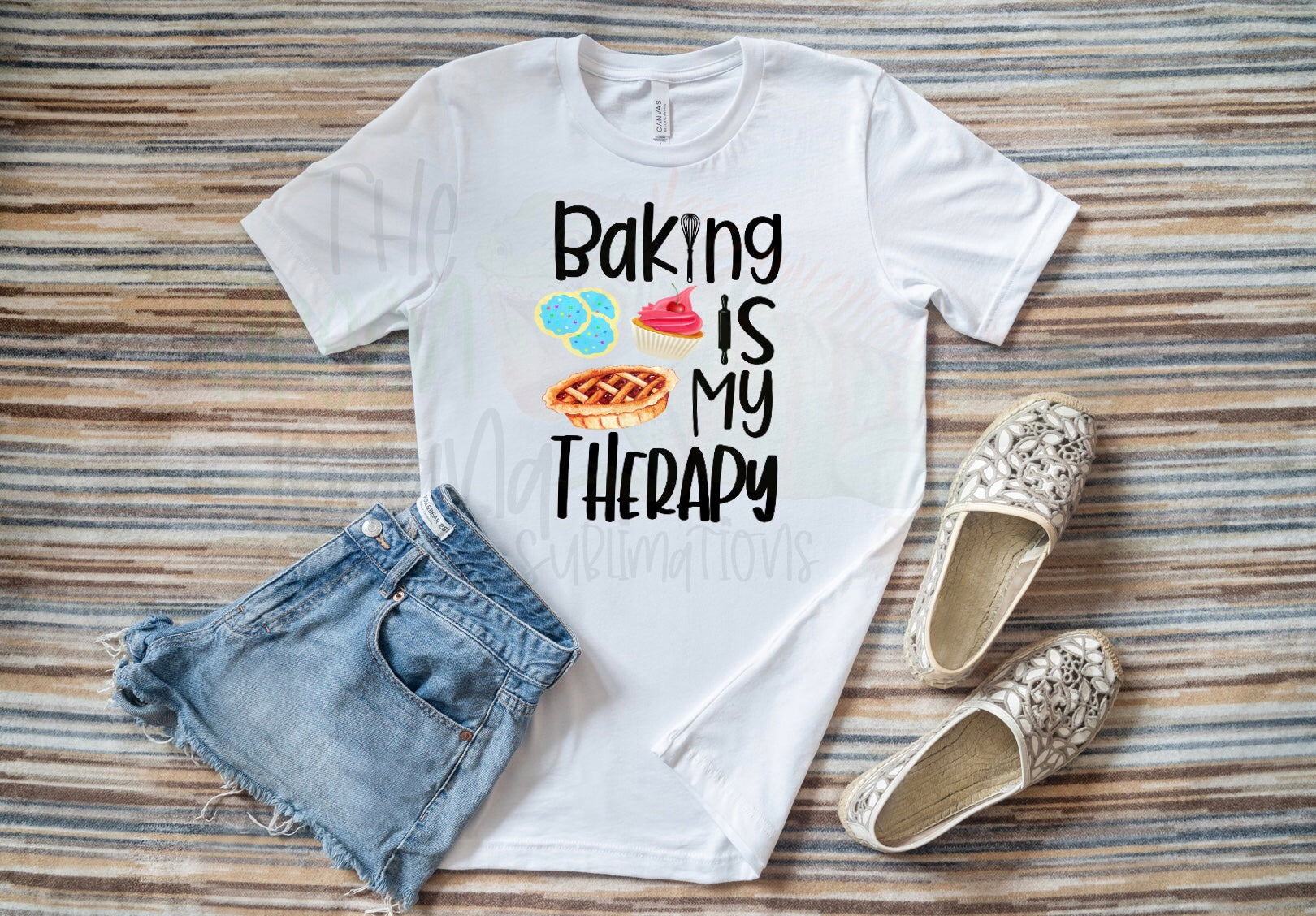 Baking is my therapy DTF transfer
