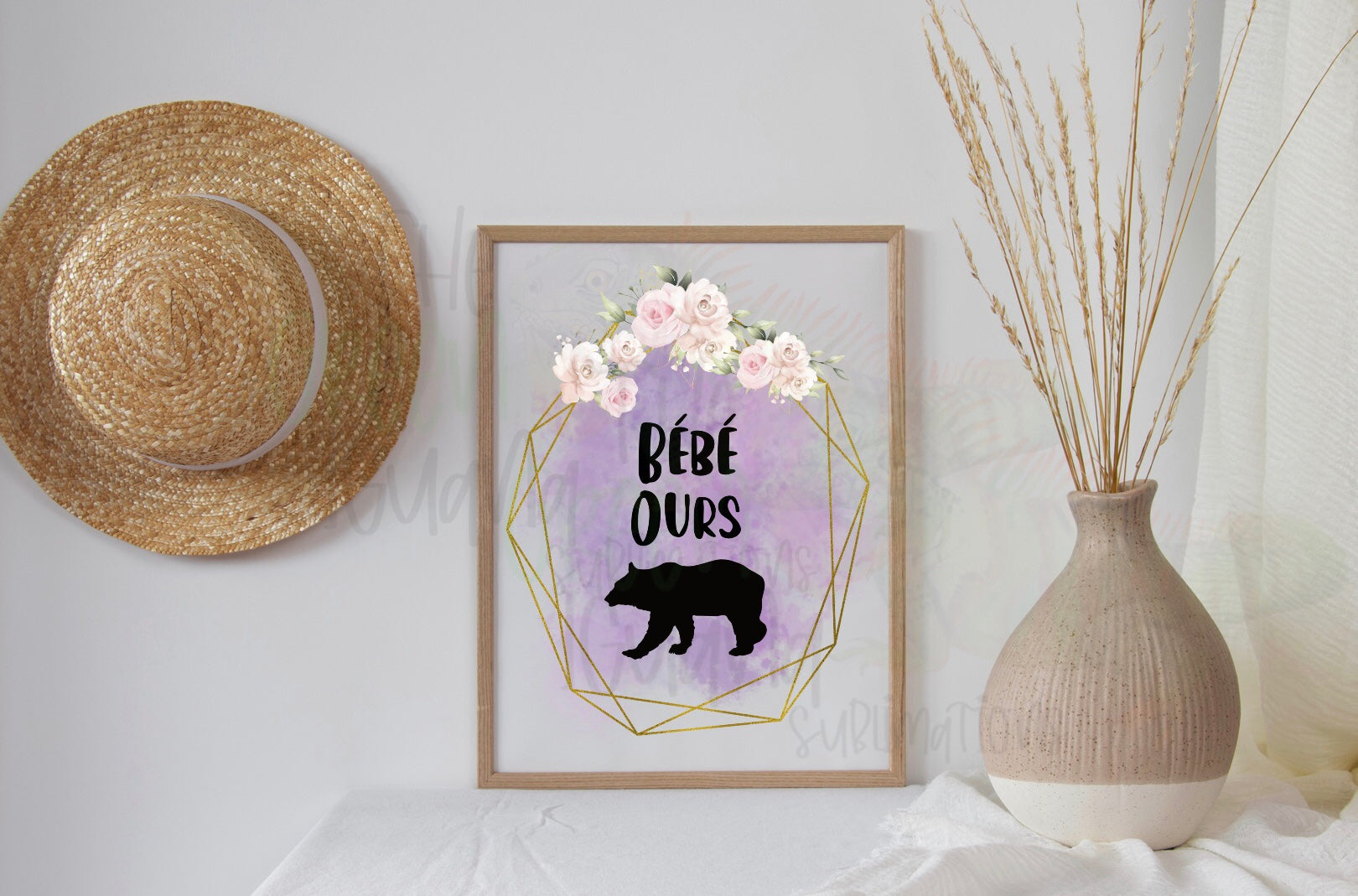 Bébé Ours (Baby Bear French) DTF transfer