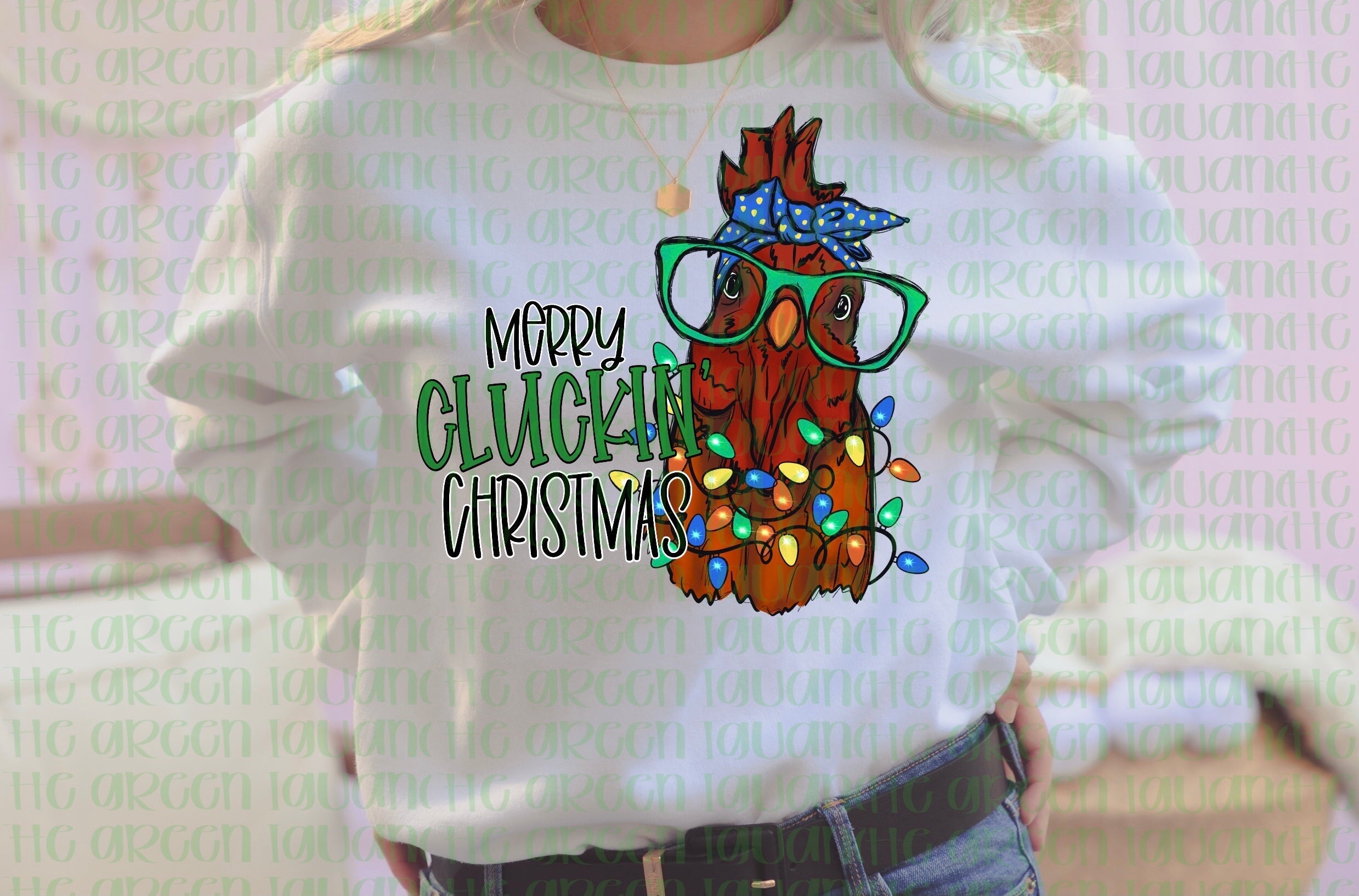 Merry Cluckin’ Christmas - DTF transfer