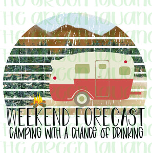Weekend forecast: camping with a chance of drinking - DIGITAL