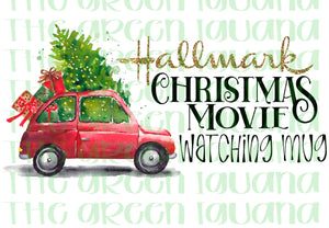 Christmas movie watching mug (Mark Hall) - DIGITAL