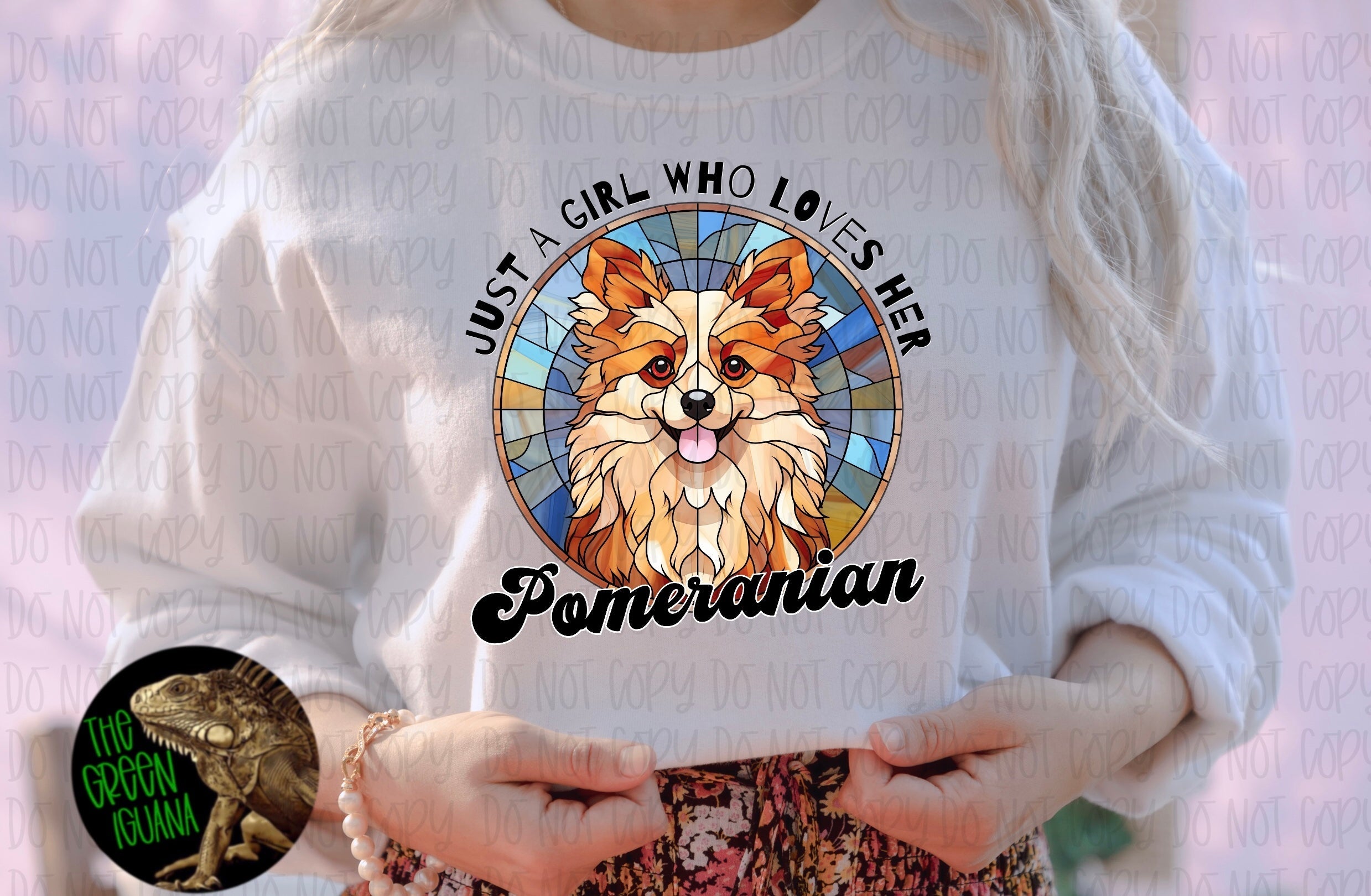 Just a girl who loves her Pomeranian - DTF transfer