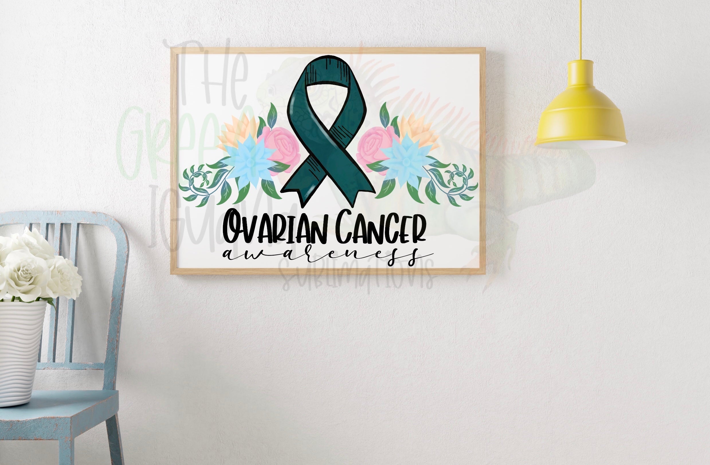 Ovarian cancer awareness DTF transfer
