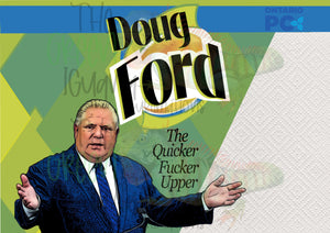 Doug Ford (Ontario) -Tumbler wrap 20oz skinny - DIGITAL