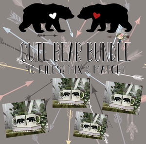 Cute Bear set - DIGITAL BUNDLE