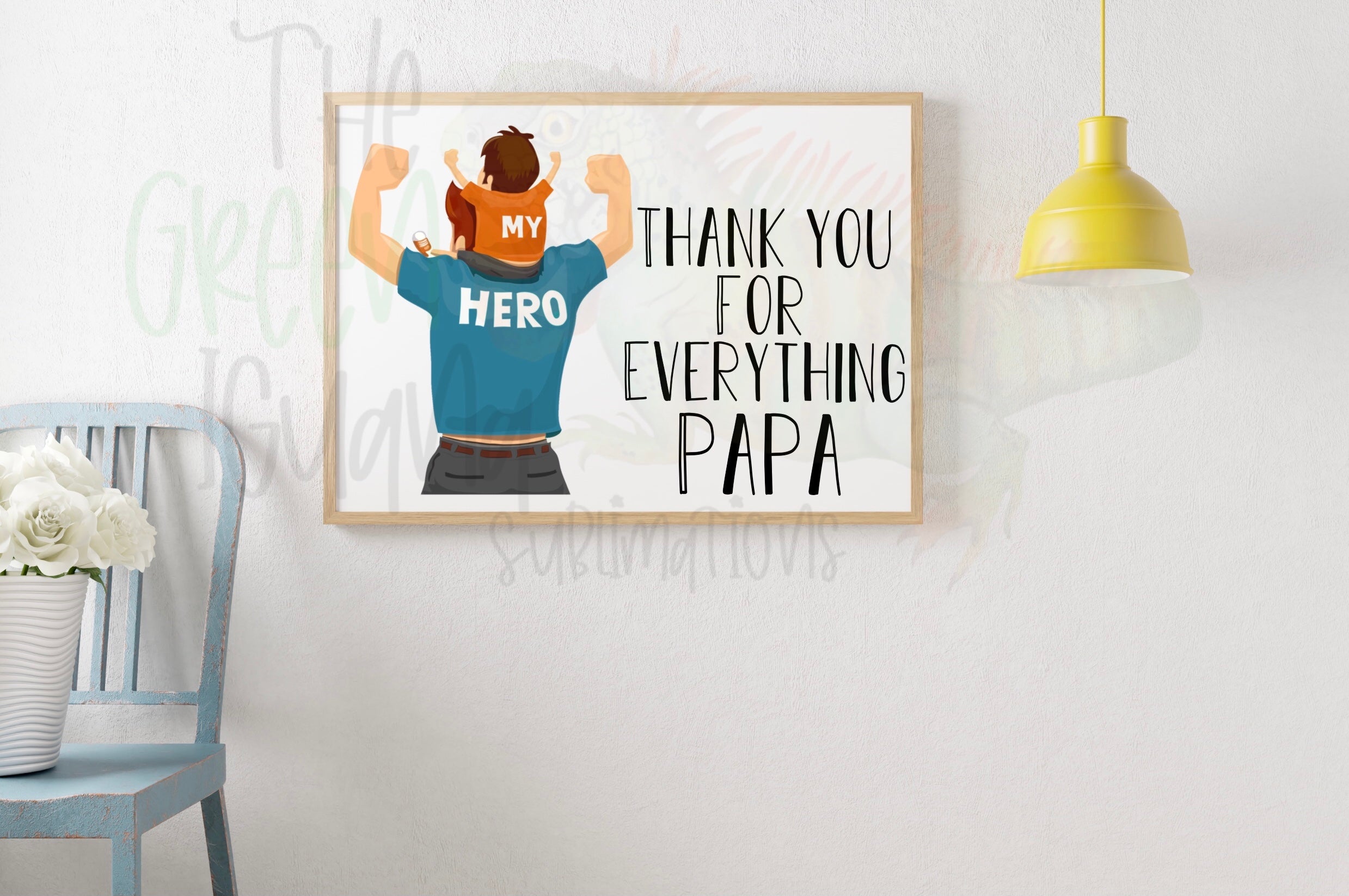 Thank you for everything papa - DTF transfer