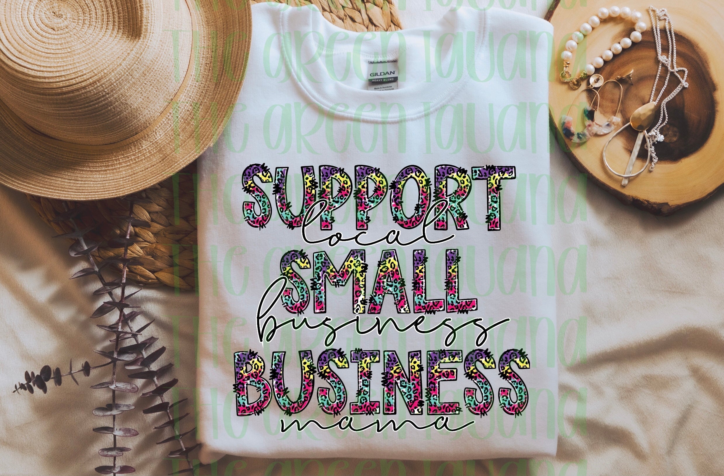 Support local. Small business. Business mama.