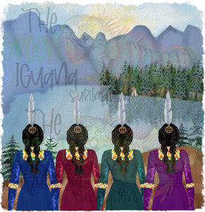 Native American sisters/friends