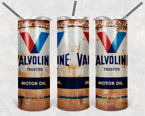Valvoline oil - Tumbler wrap 20oz skinny