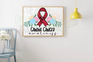 Canine cancer awareness