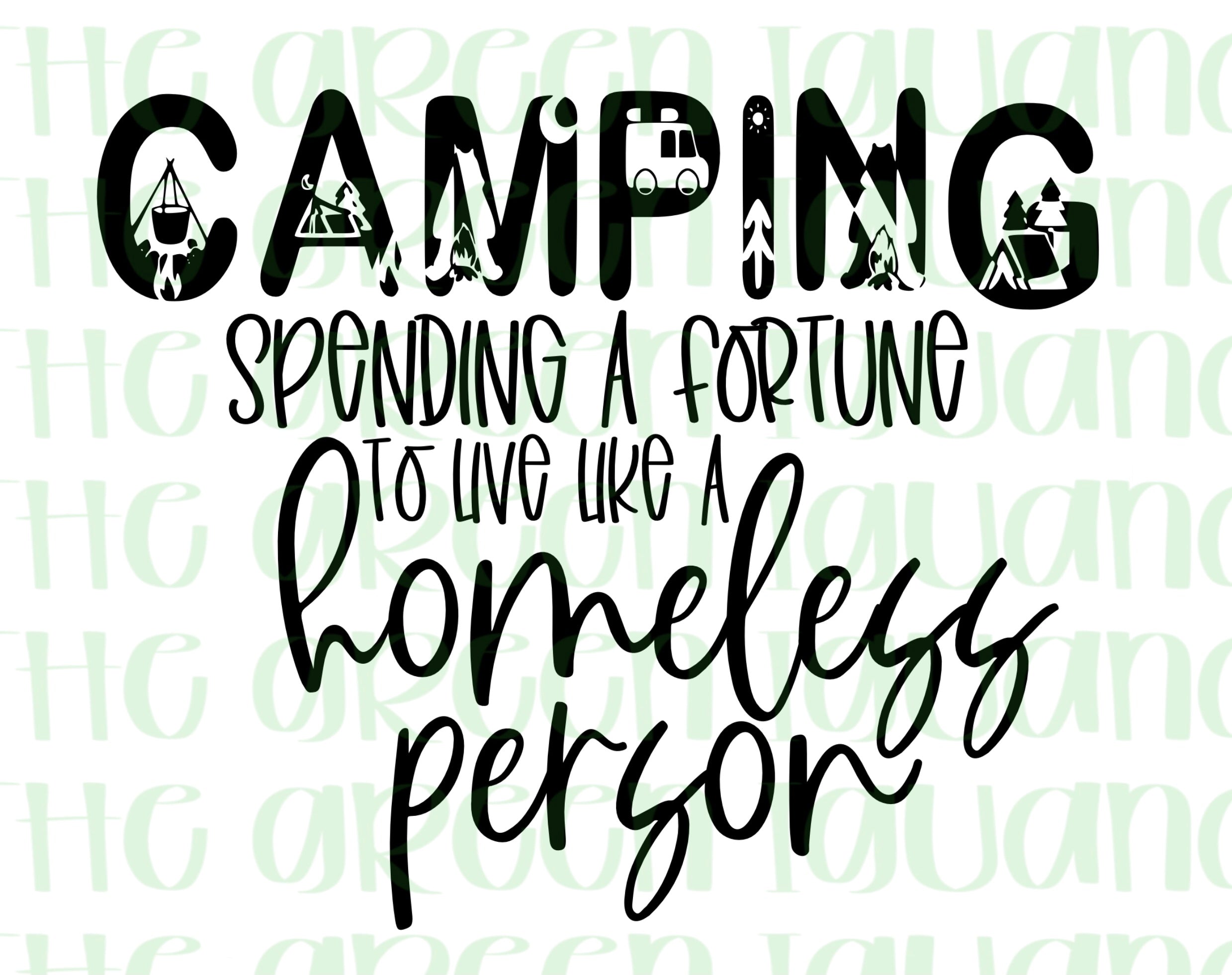 Camping. Spending a fortune to live like a homeless person - DIGITAL