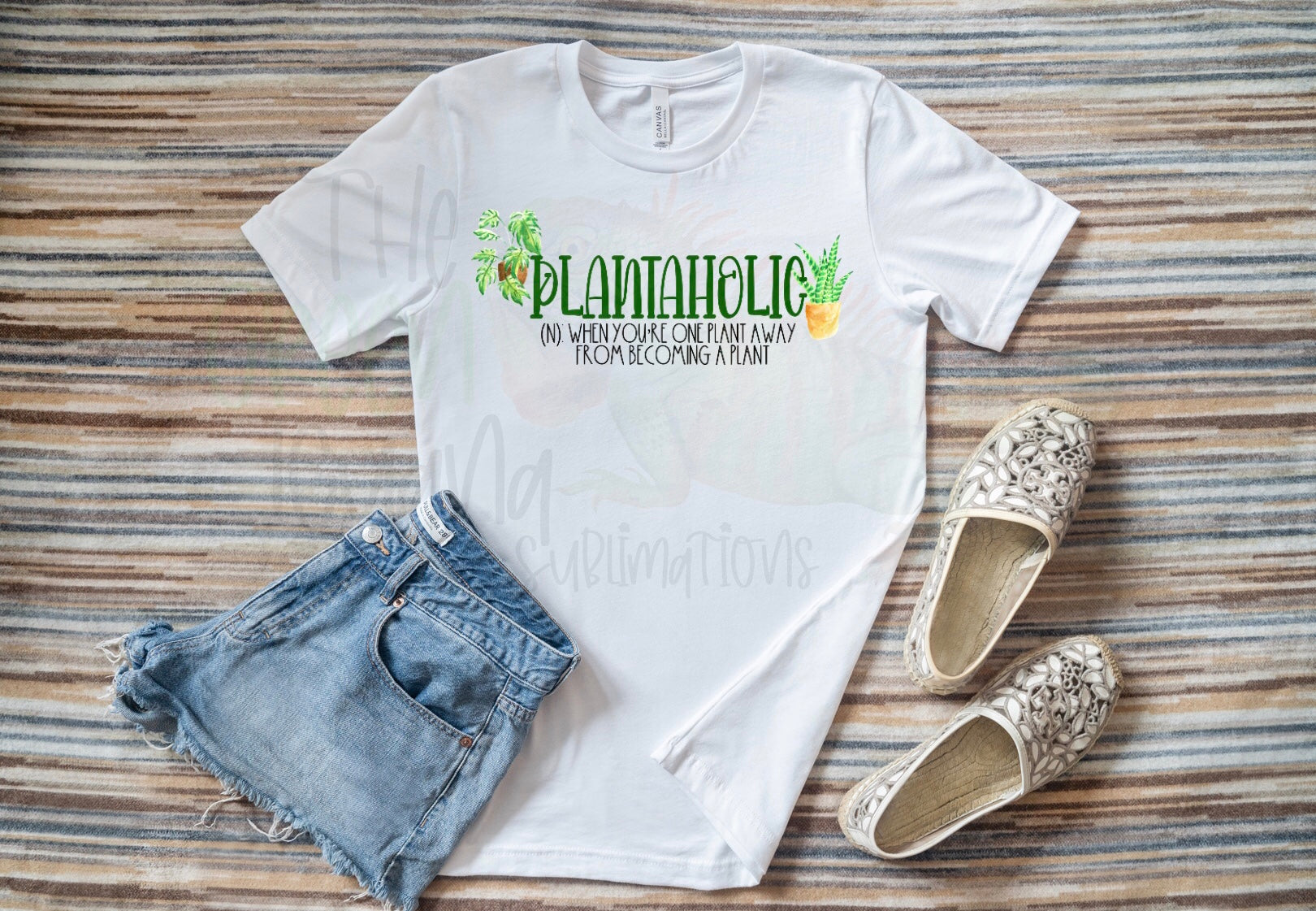 Plantaholic. When you’re one plant away from becoming a plant DTF transfer