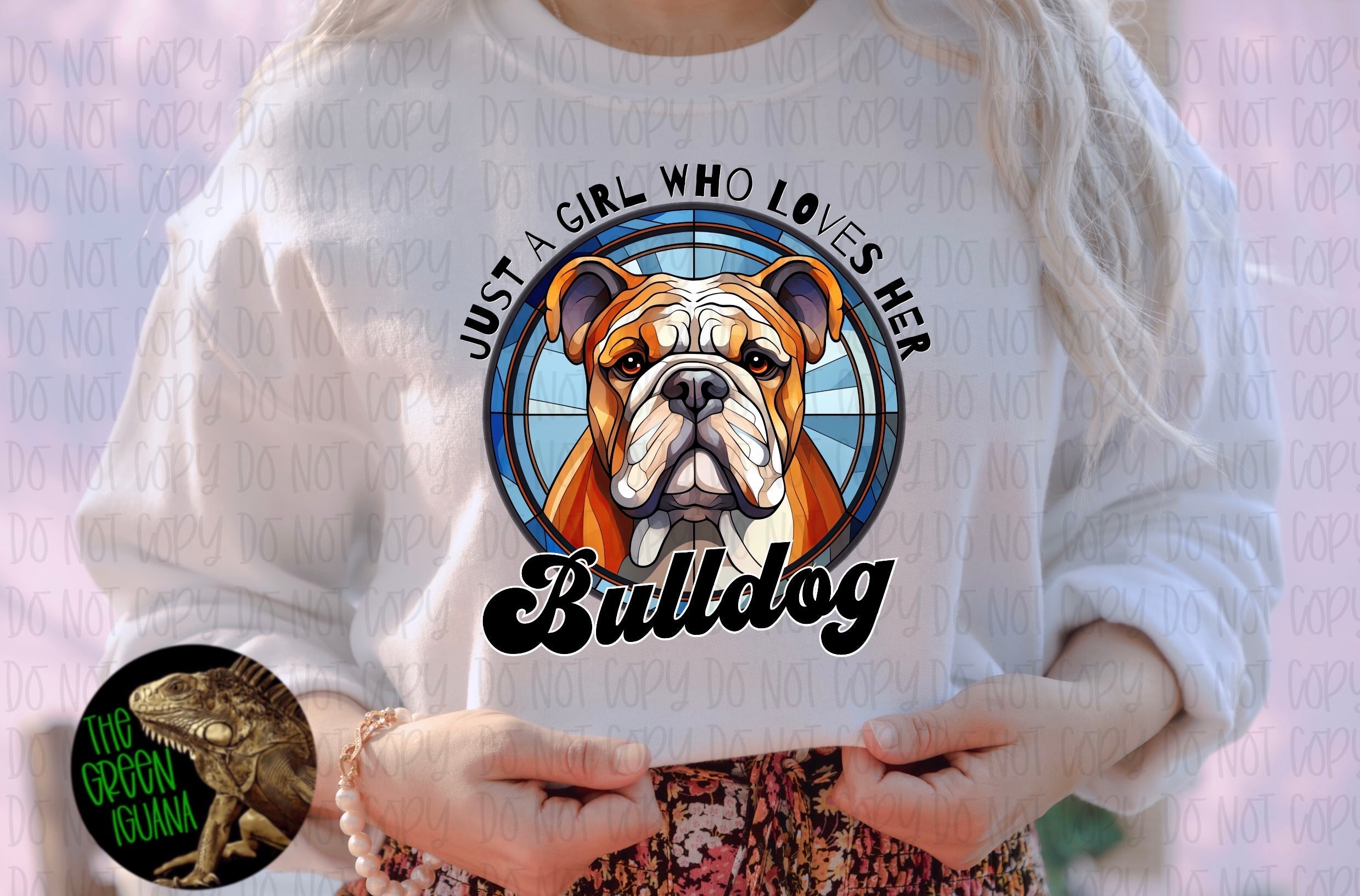Just a girl who loves her Bulldog - DTF transfer