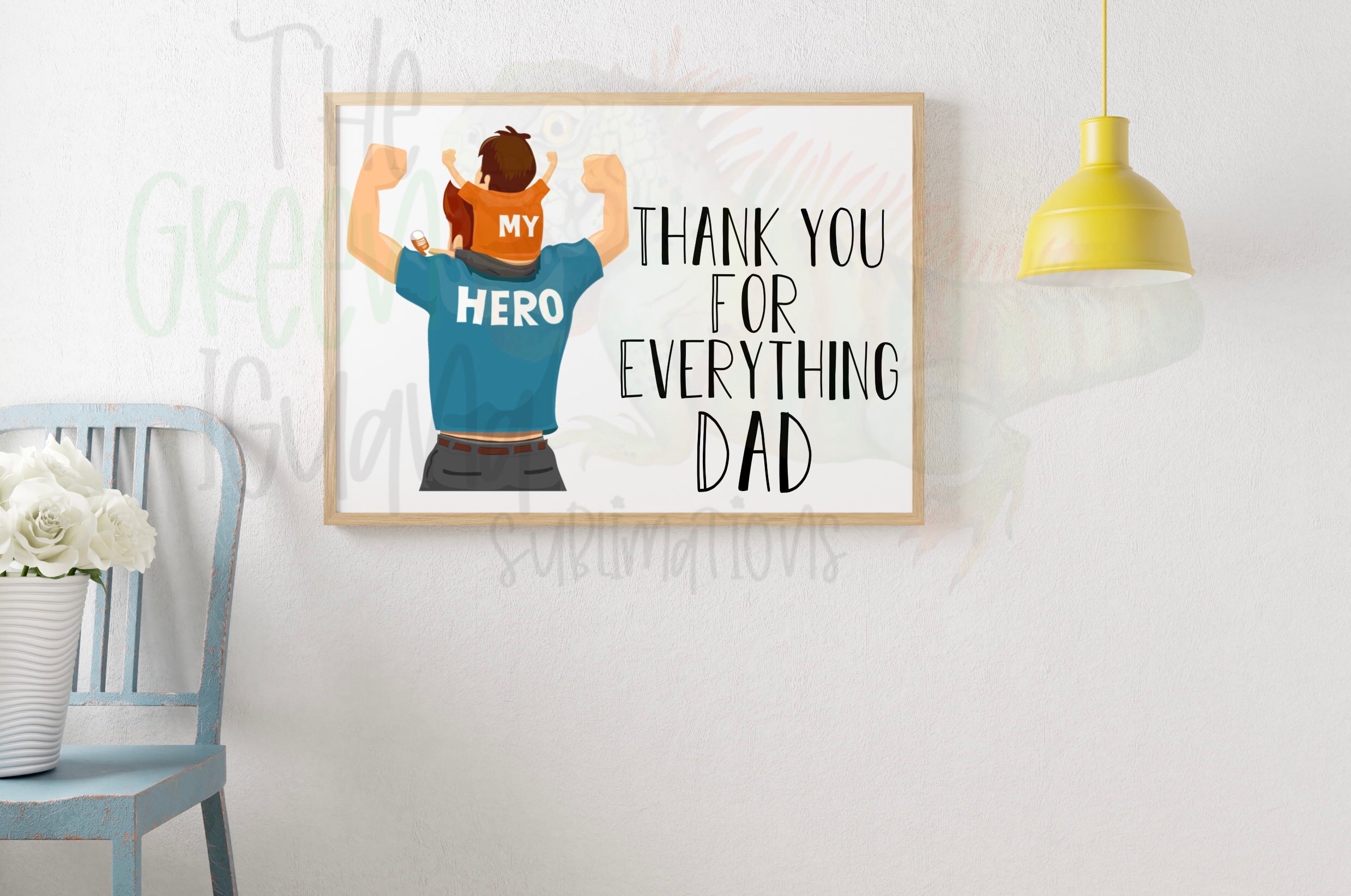 Thank you for everything dad - DTF transfer