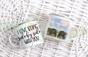 Side by side friends/couple TEXT add-on “I love being side by side with you” DIGITAL