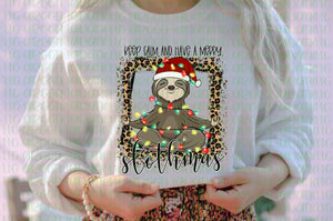 Keep calm & have a Merry Slothmas - DIGITAL