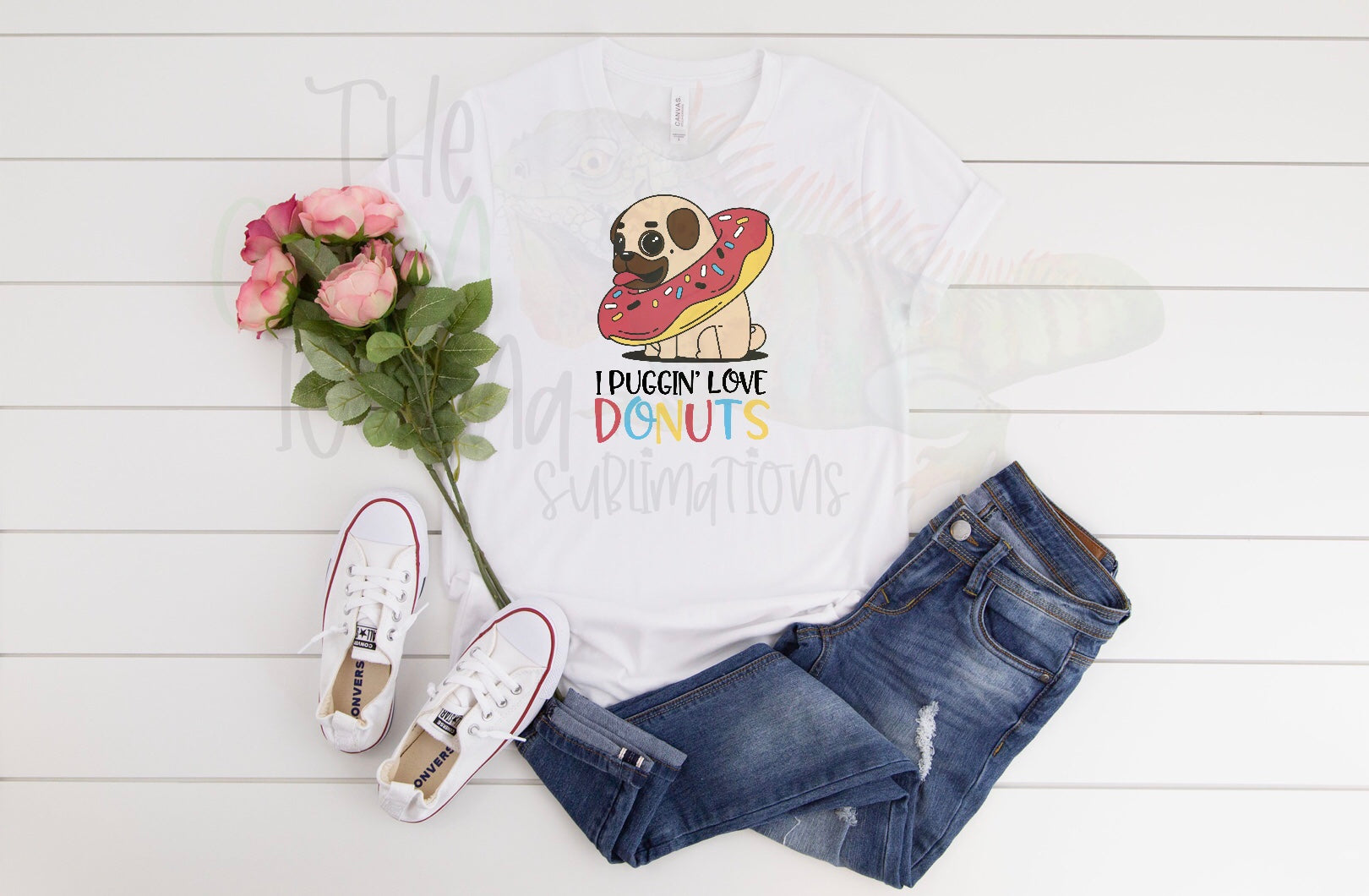 I puggin’ love donuts