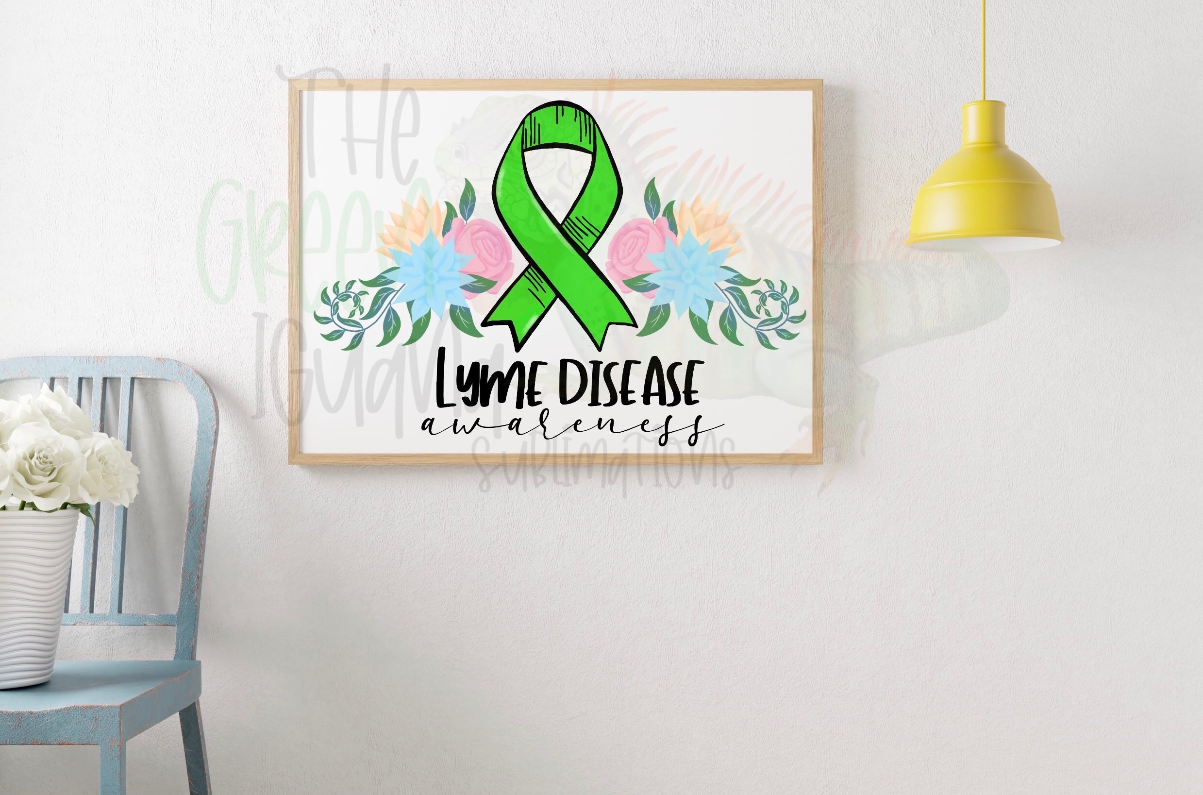 Lyme disease awareness DTF transfer