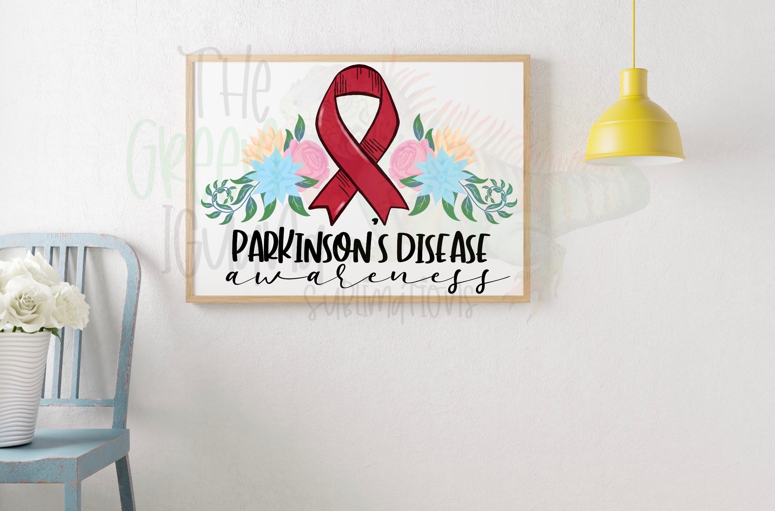 Parkinson’s disease awareness DTF transfer