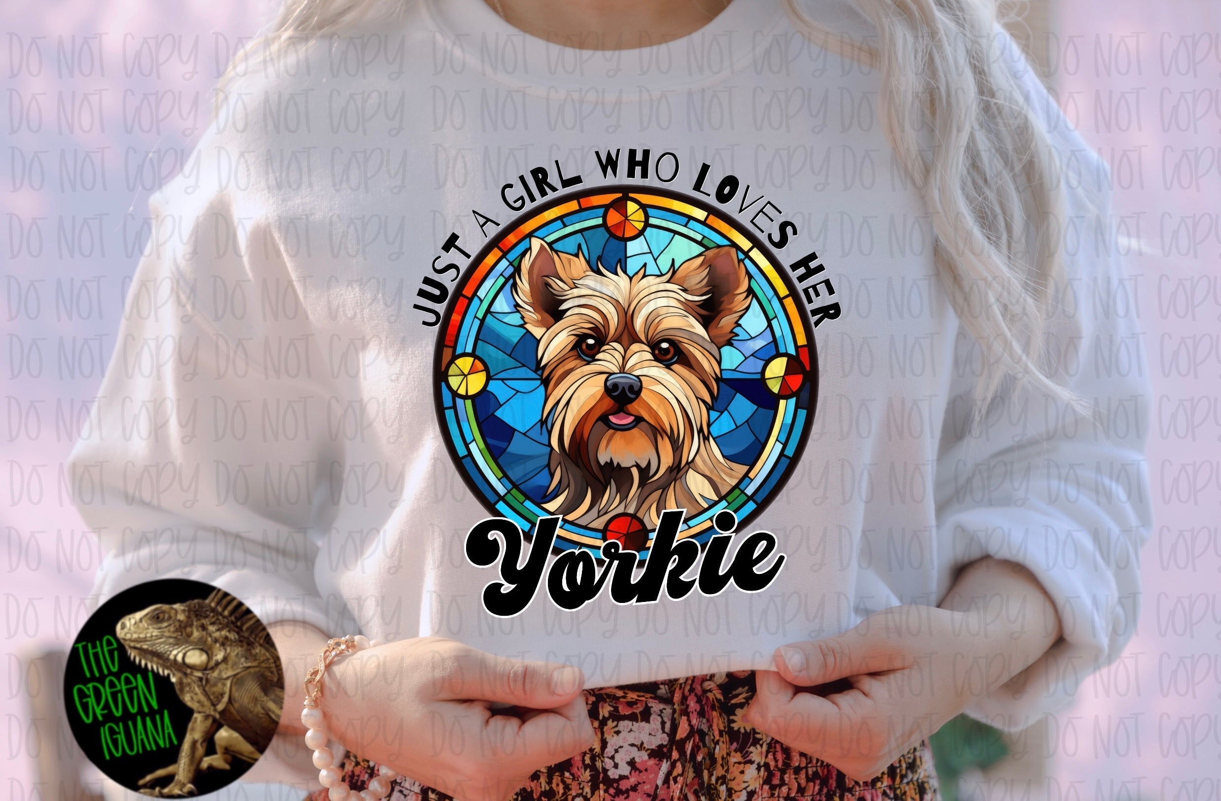 Just a girl who loves her Yorkie - DTF transfer