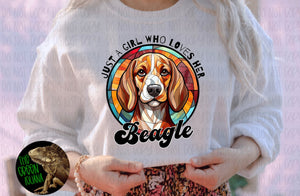 Just a girl who loves her Beagle - DTF transfer