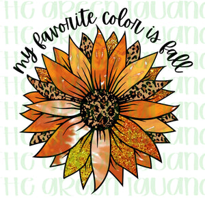 My favorite color is fall - DIGITAL