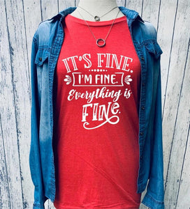 It’s fine. I’m fine. Everything is fine. SCREEN PRINT - RTS