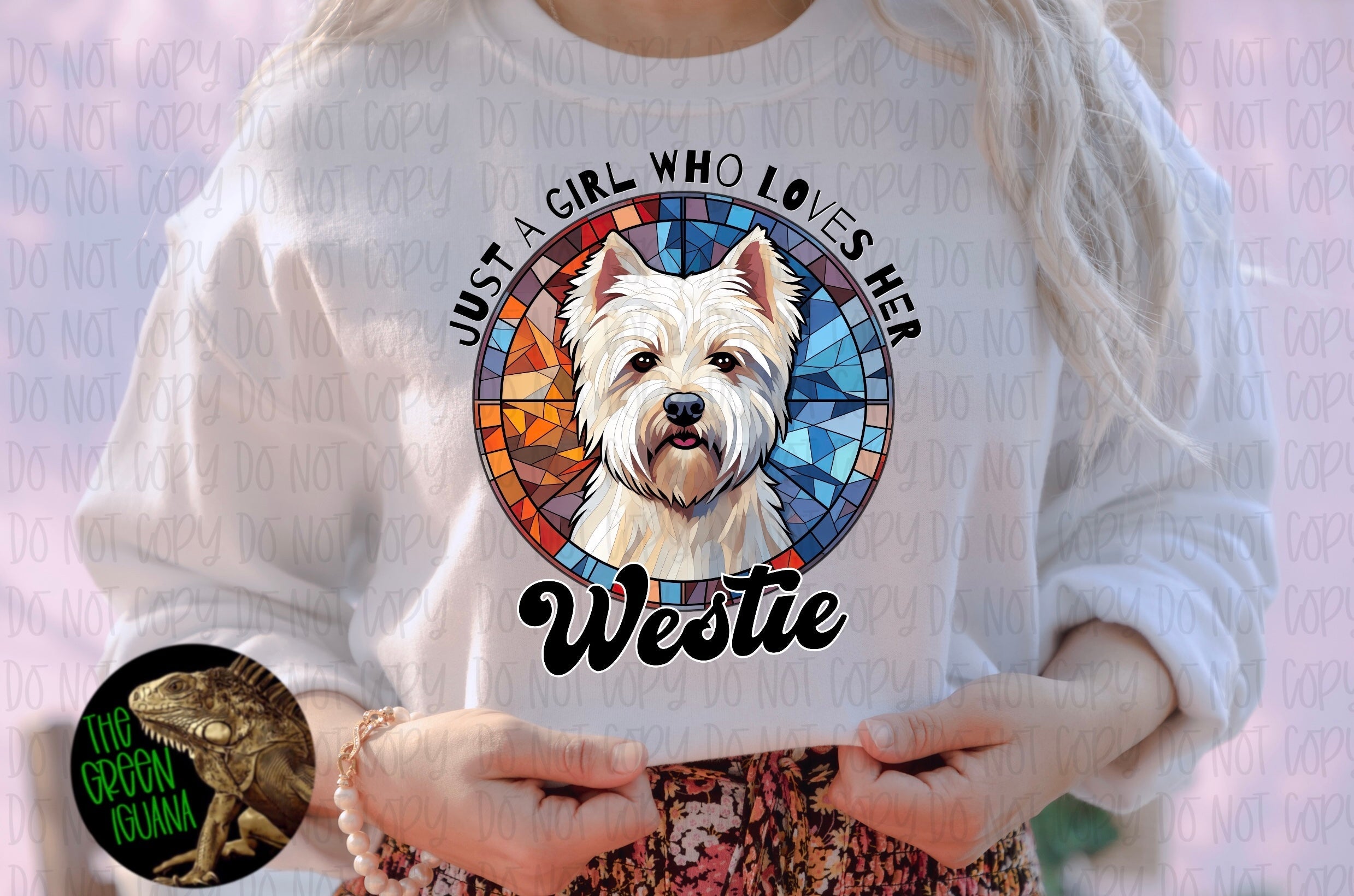 Just a girl who loves her Westie - DTF transfer