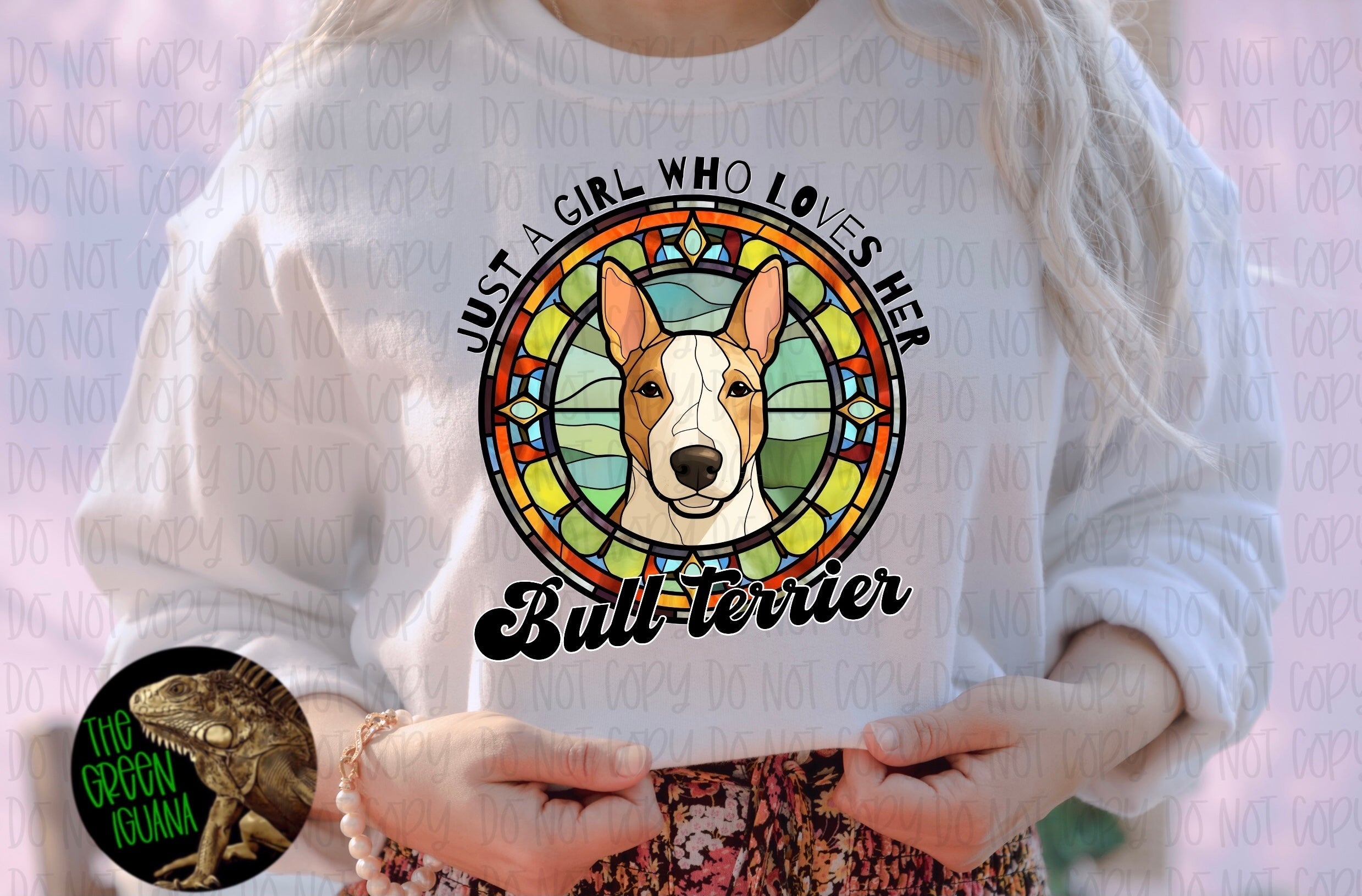 Just a girl who loves her Bull terrier