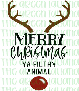 Merry Christmas ya filthy animal - DIGITAL
