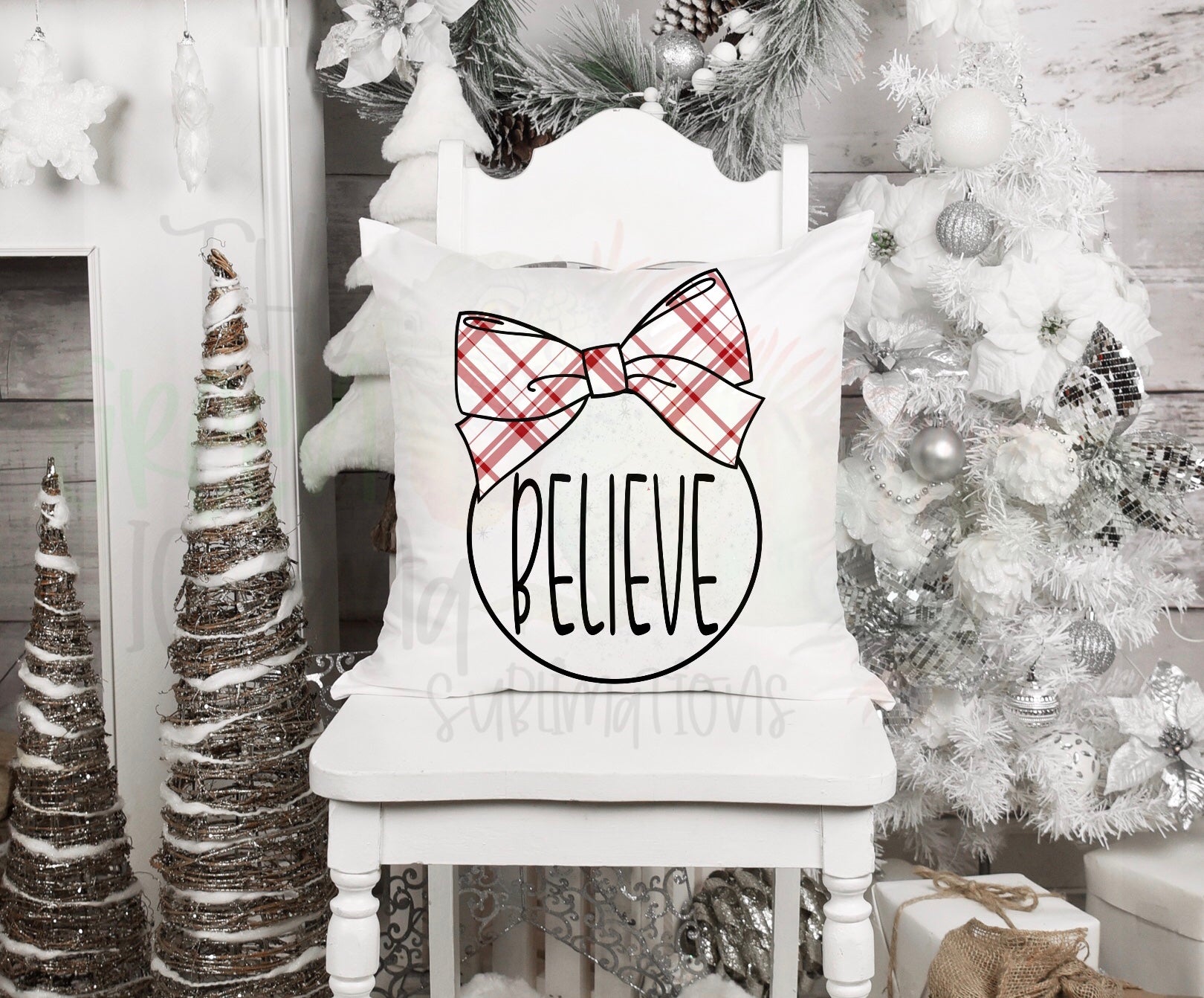 Believe Christmas Bauble