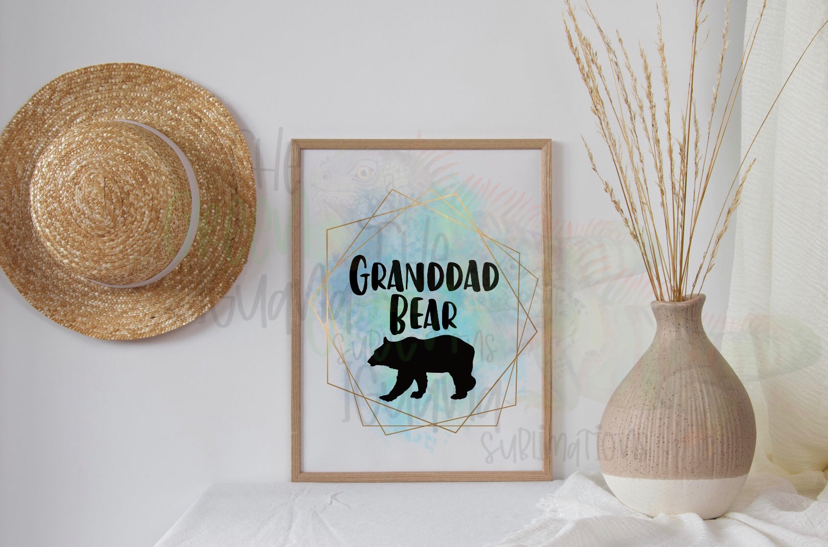 Granddad Bear DTF transfer