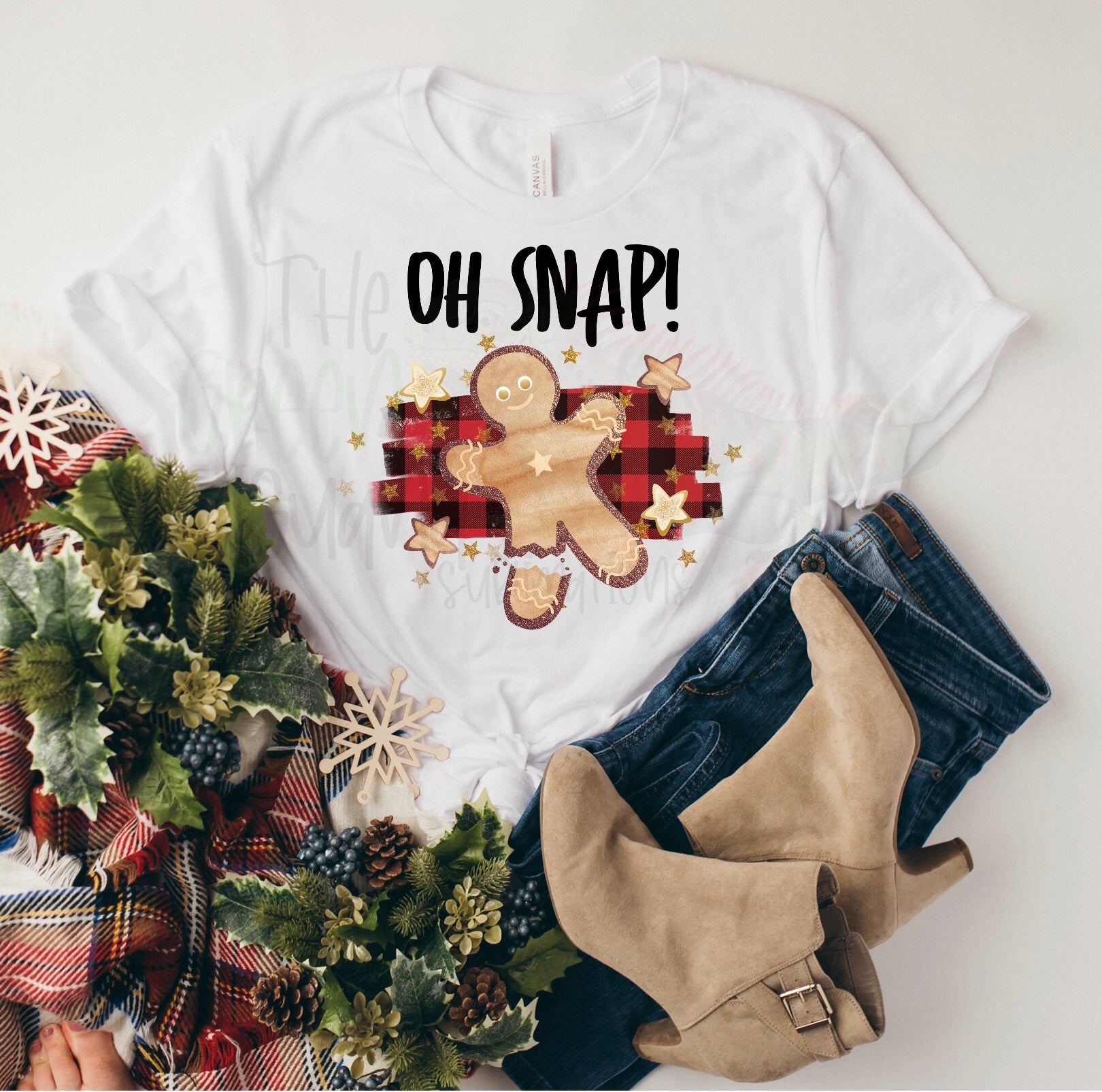 Oh snap! - red plaid